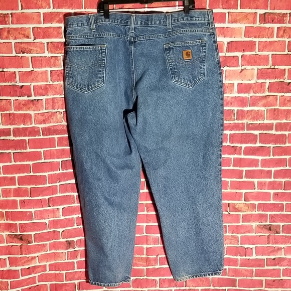 CARHARTT Men's Relaxed Fit Denim Jeans 46x30 - Picture 5 of 5